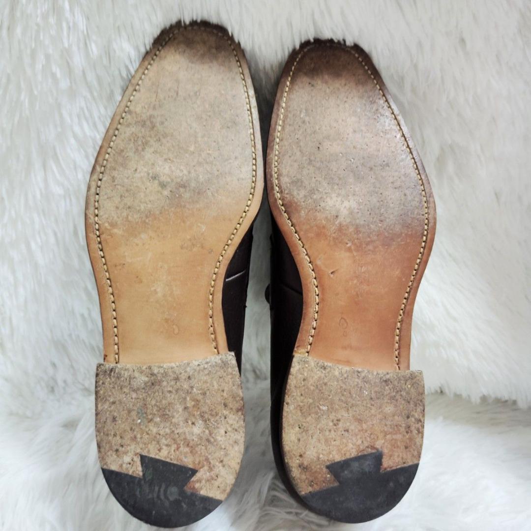 美品！ポール・スミス 濃茶 最終価格 ローファー 26.5 シボ スリッポン