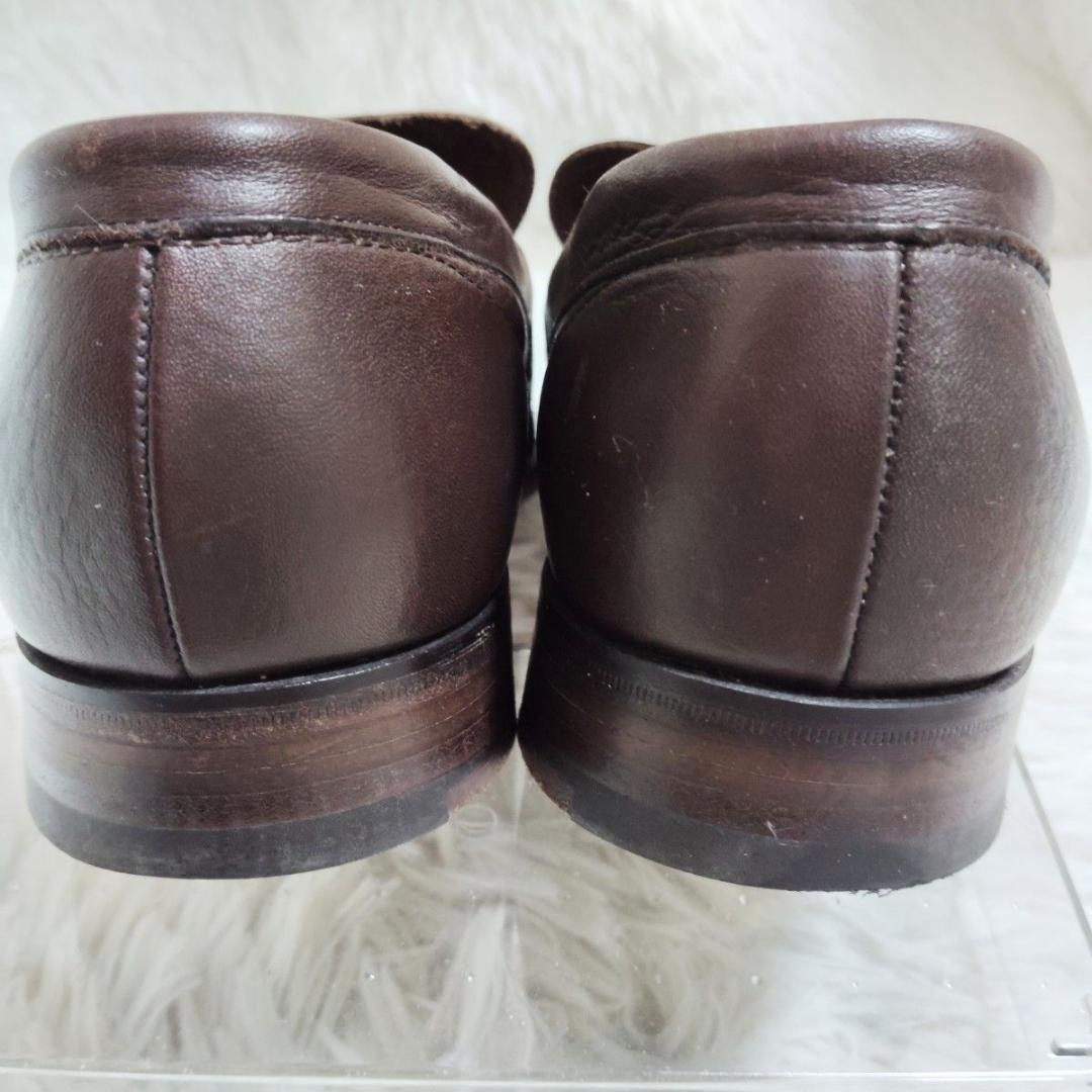 美品！ポール・スミス 濃茶 最終価格 ローファー 26.5 シボ スリッポン