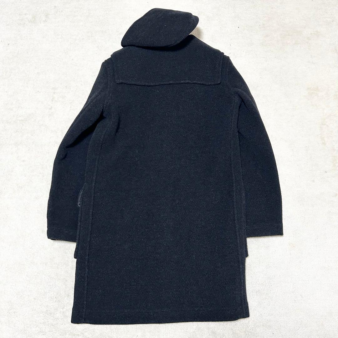 極美品　グローバーオール　ヘリンボーン生地　ダッフルコート　ダークグレー　現行