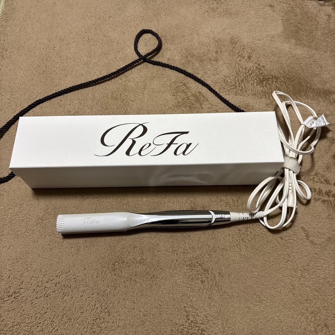 【お値下可能】ReFa ストレートヘアアイロン ホワイト/シルバー