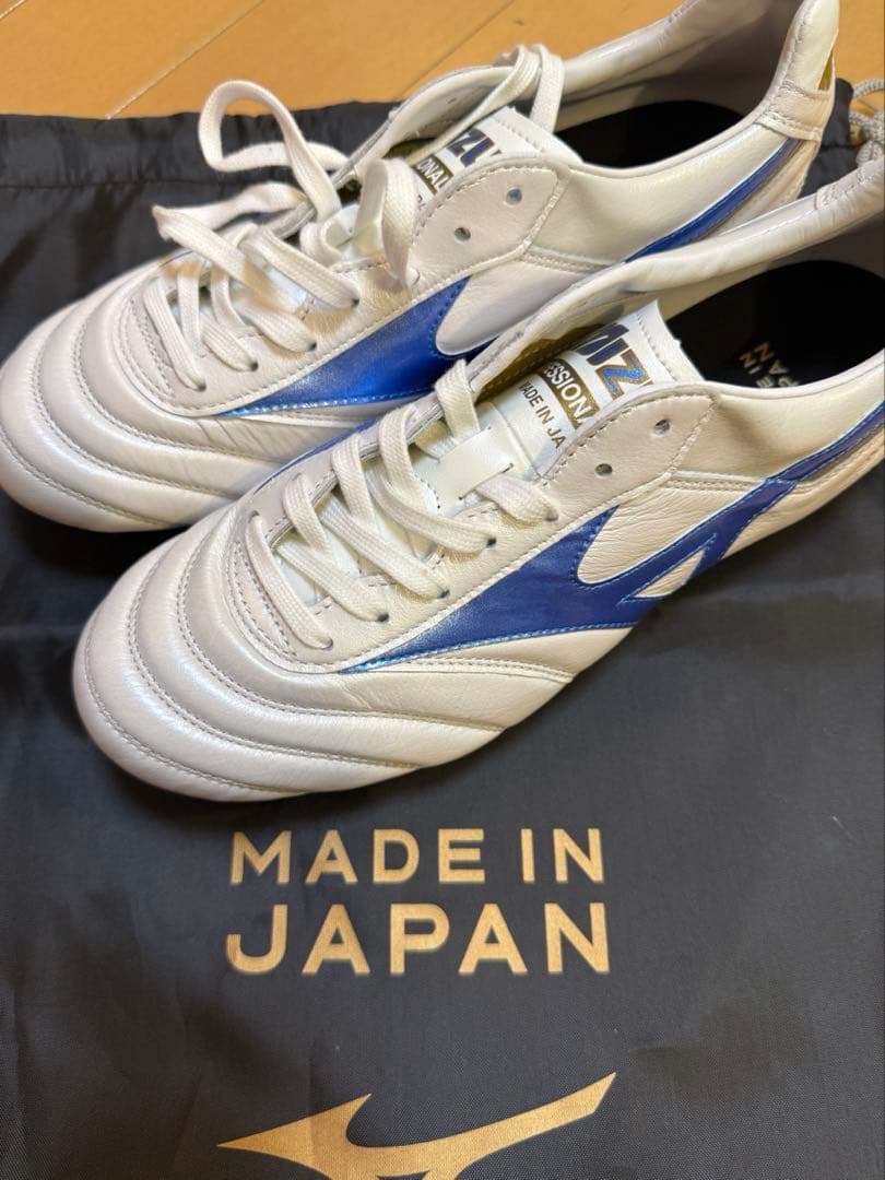 Mizuno Morelia サッカーシューズ ホワイト/ブルー