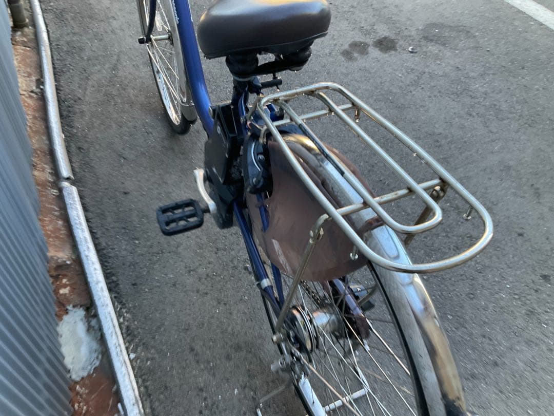 パナソニック最新機種電動アシスト自転車viviDX26インチブルーボディー