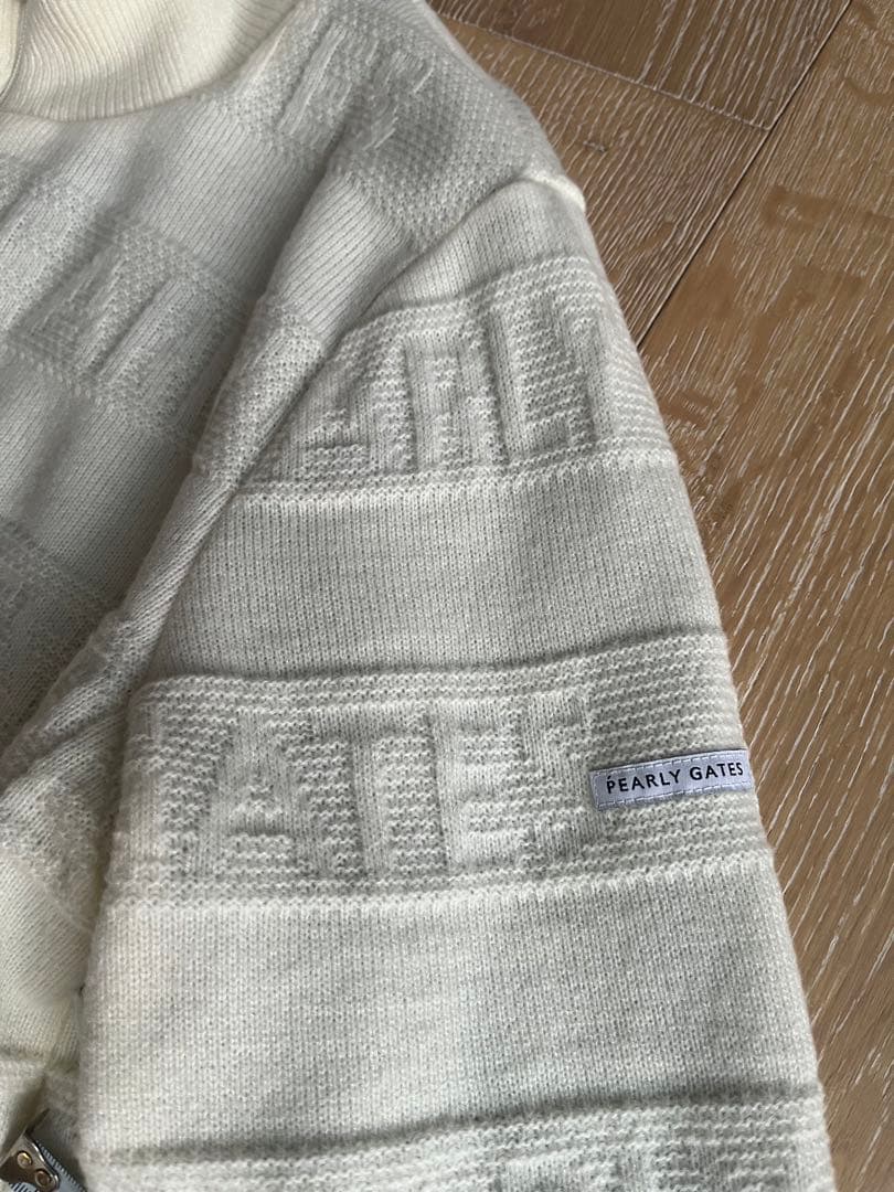 【美品】PEARLYGATES防寒ニットブルゾン
