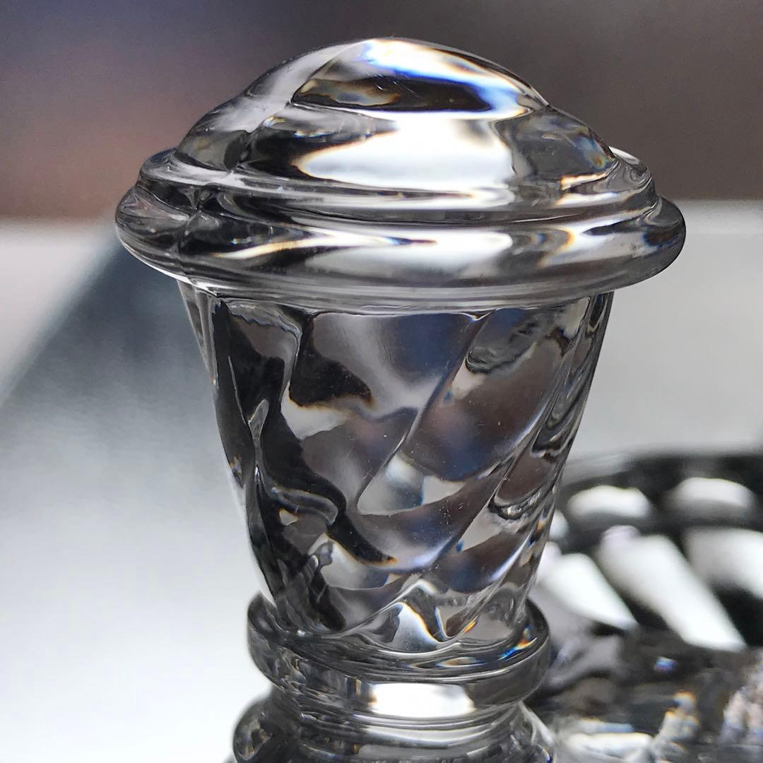 極稀少オールドバカラ Baccaratバンブー Bambou★塩入れ★クリスタル