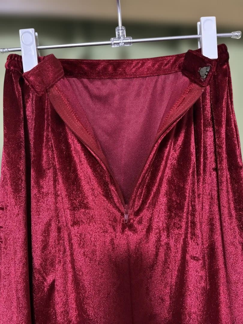 フラメンコ衣装　ファルダ　スカート 赤