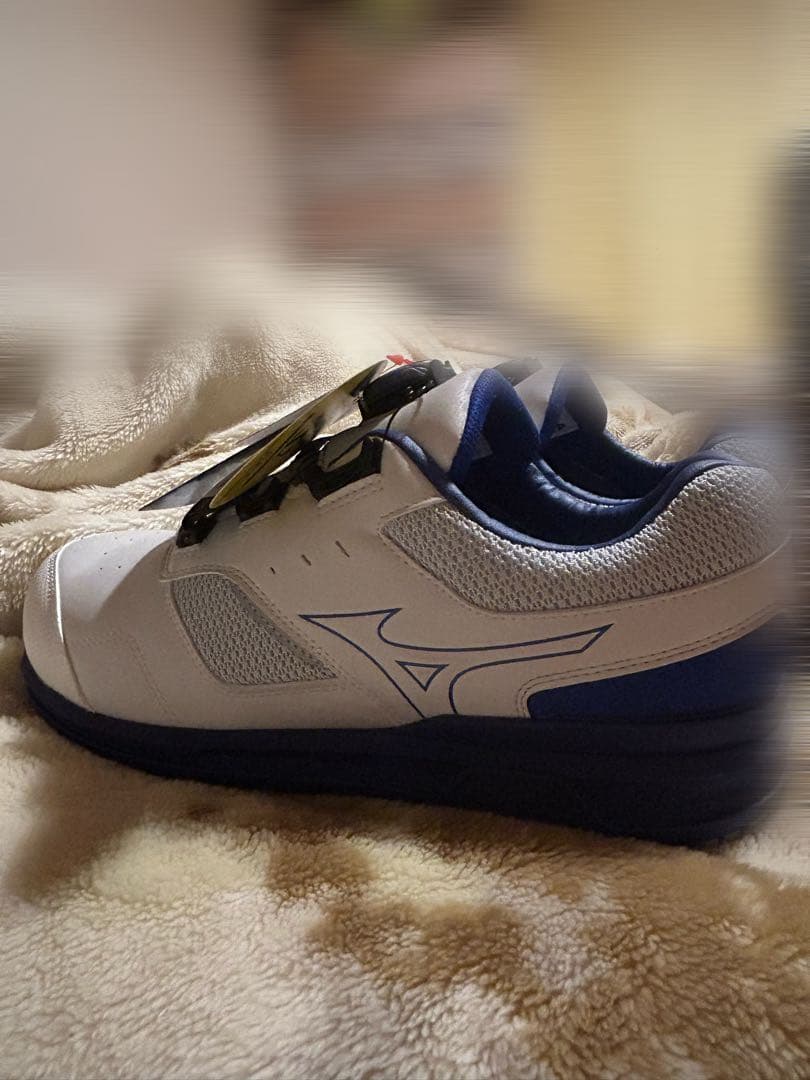 【新品未使用】　Mizuno BOAスポーツシューズ ホワイト/ブルー
