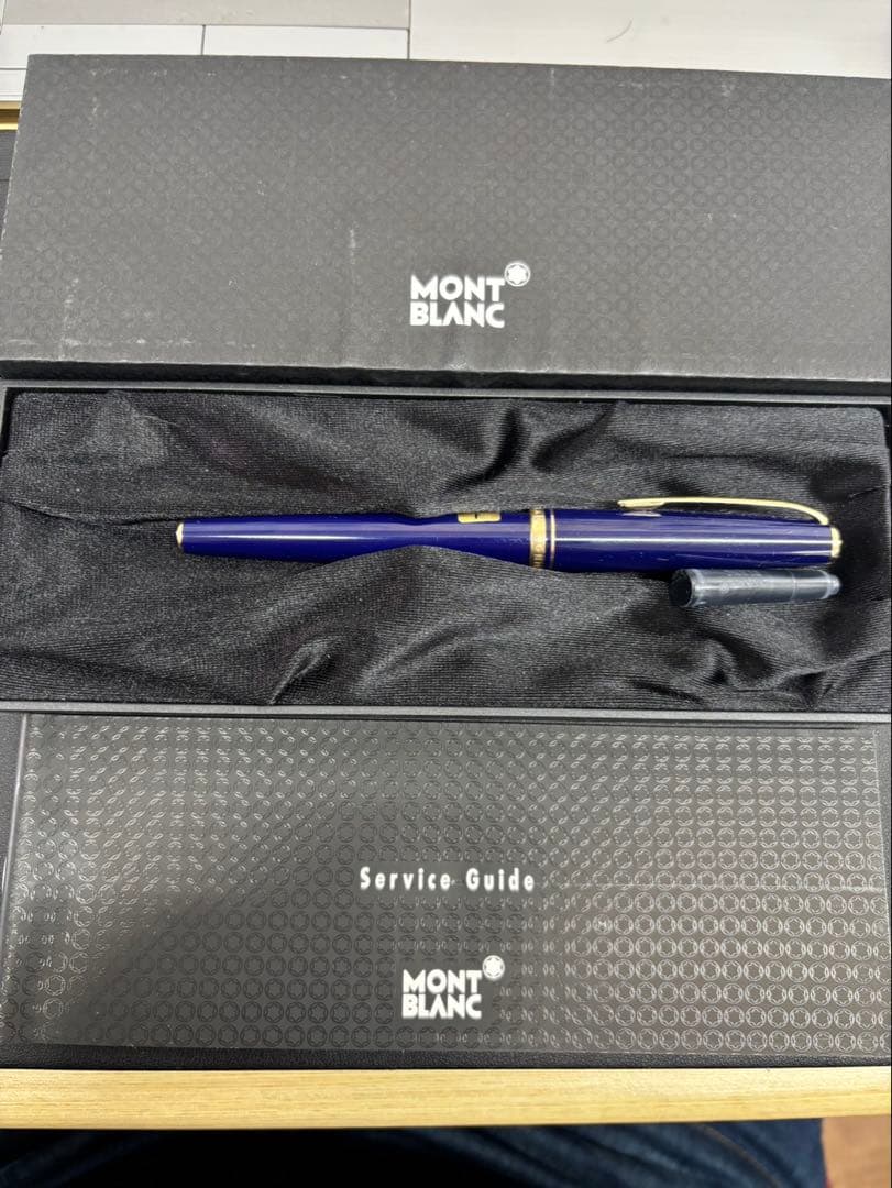 14K モンブラン 希少 レア　万年筆　ジェネレーション ブルー