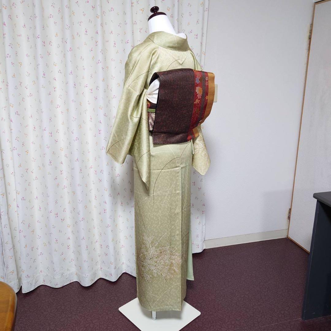 フ9977未使用近い　美品　袷　正絹　訪問着　フルセット