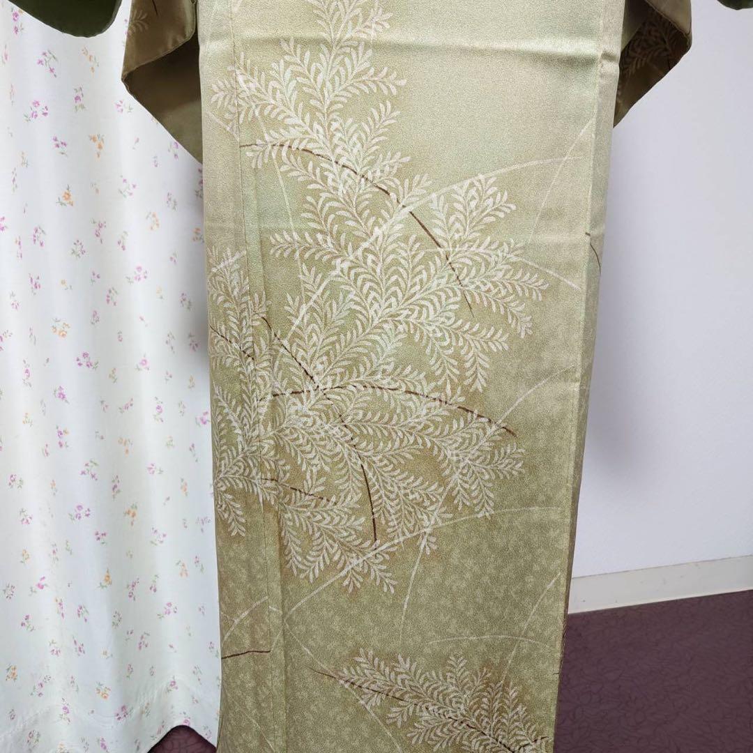 フ9977未使用近い　美品　袷　正絹　訪問着　フルセット