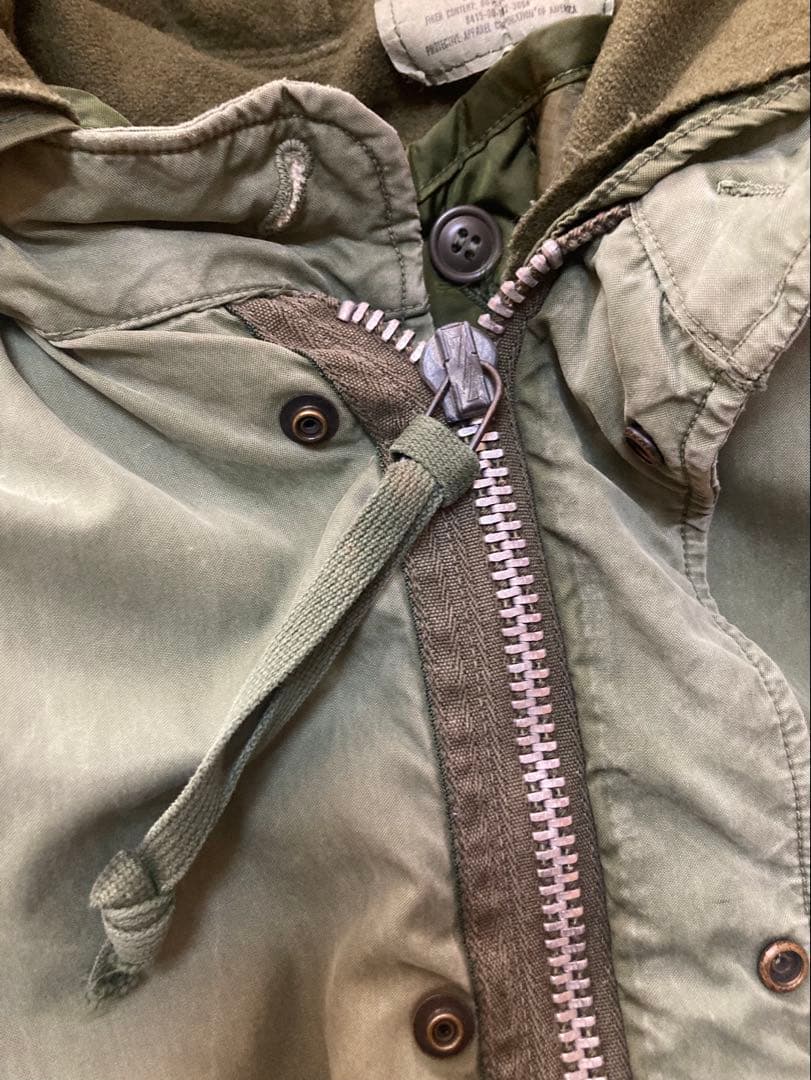 米軍実物 M65 モッズコート サイズS フルセット　　　 アルミジップ　初期型