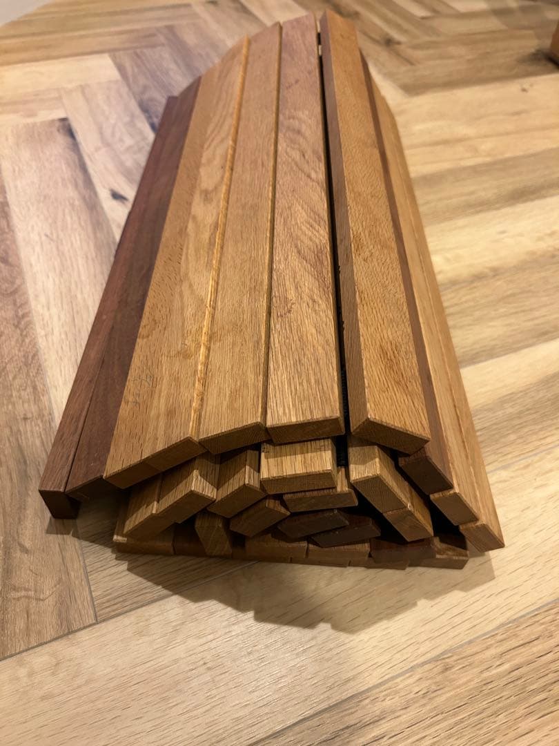 WHAT WE WANT ワットウィーウォント　ウッドロールテーブル　無垢材