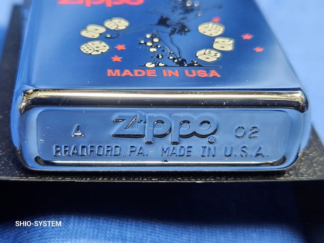 【未使用】封印付き 2002/1製造 ZIPPO GAMBLE Girl