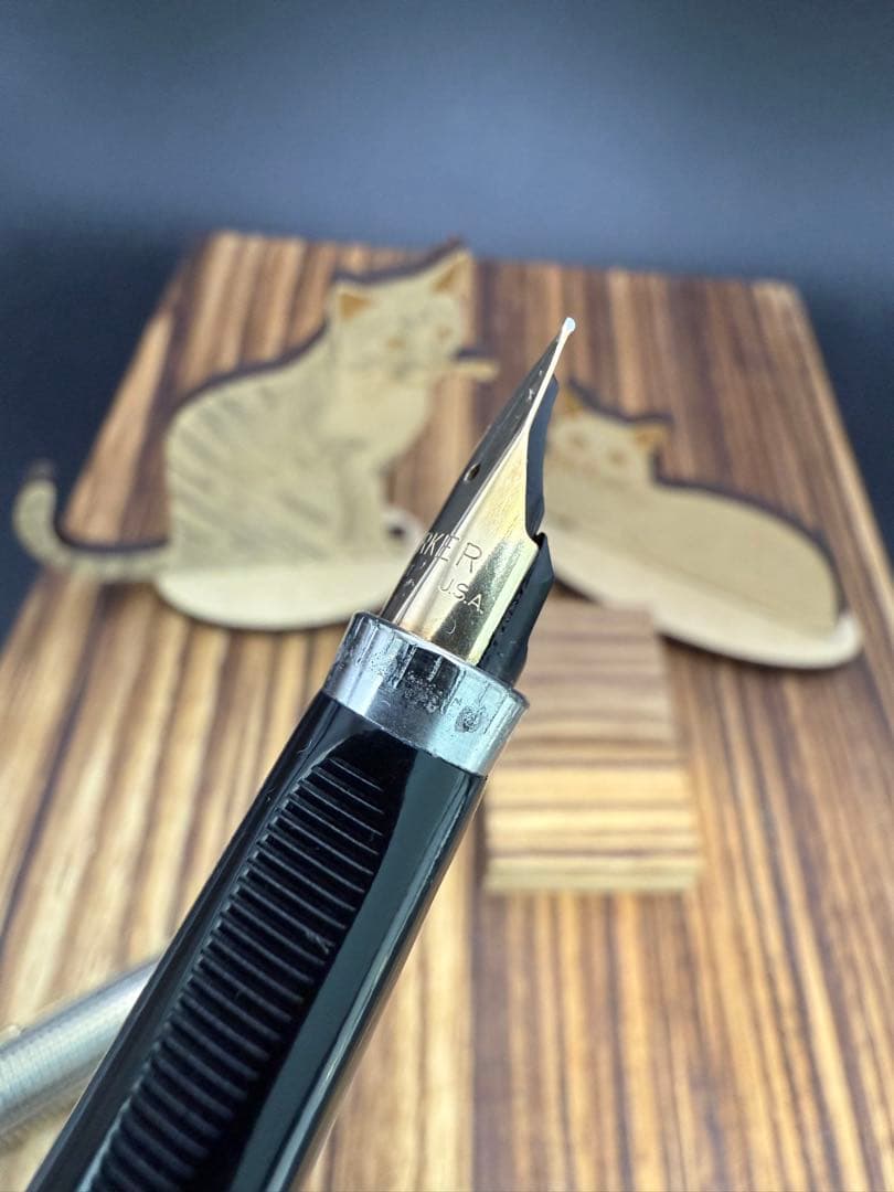 PARKER 万年筆 75 シズレ バーメイル XF