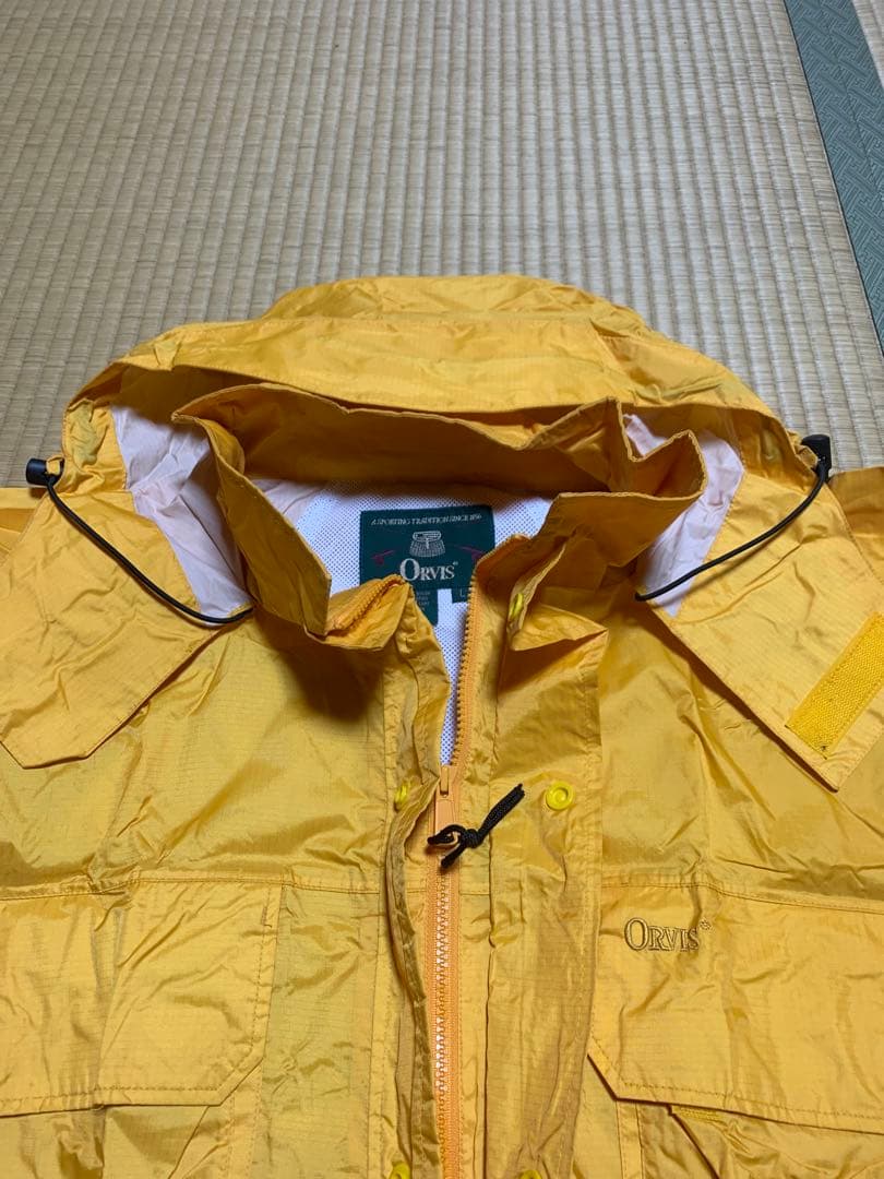 ✨希少緑タグ✨90s ORVIS フィッシングジャケット ナイロンコーティング