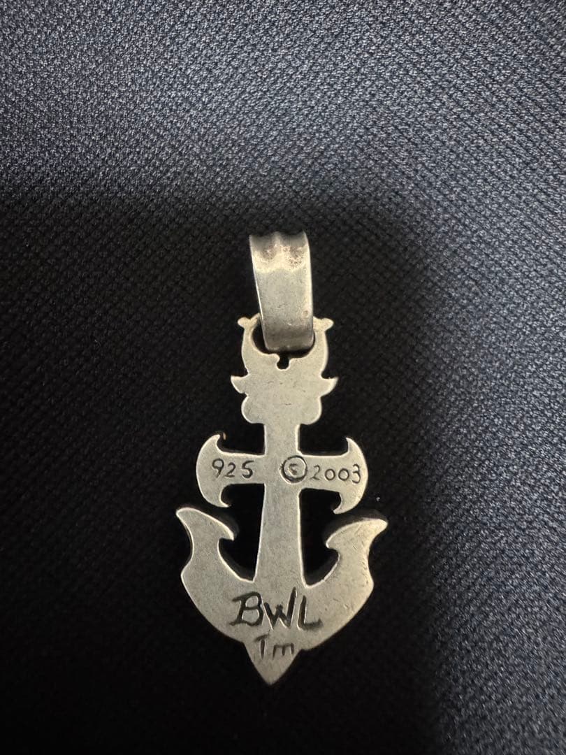 BWL 925シルバー アンカー ペンダント