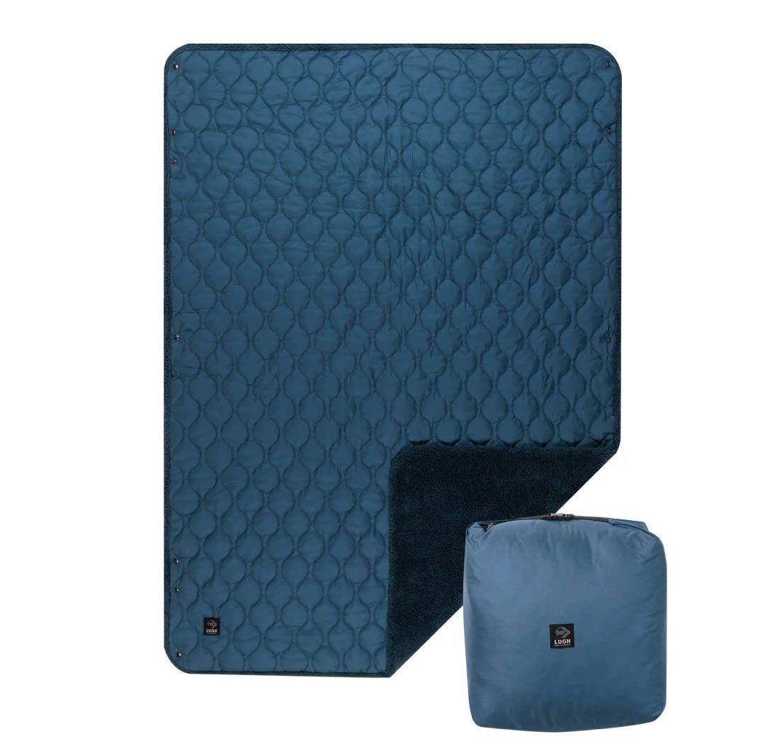 LUGH 魔法瓶ブランケットLサイズ (6層/ グラフェン) インディゴ
