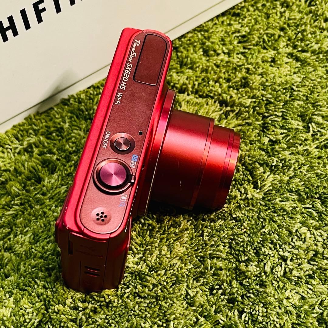 Canon デジタルカメラ SX620 HS　レッド 電源確認済み