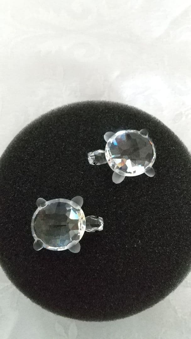 お値下げ!! スワロフスキー 小亀２匹