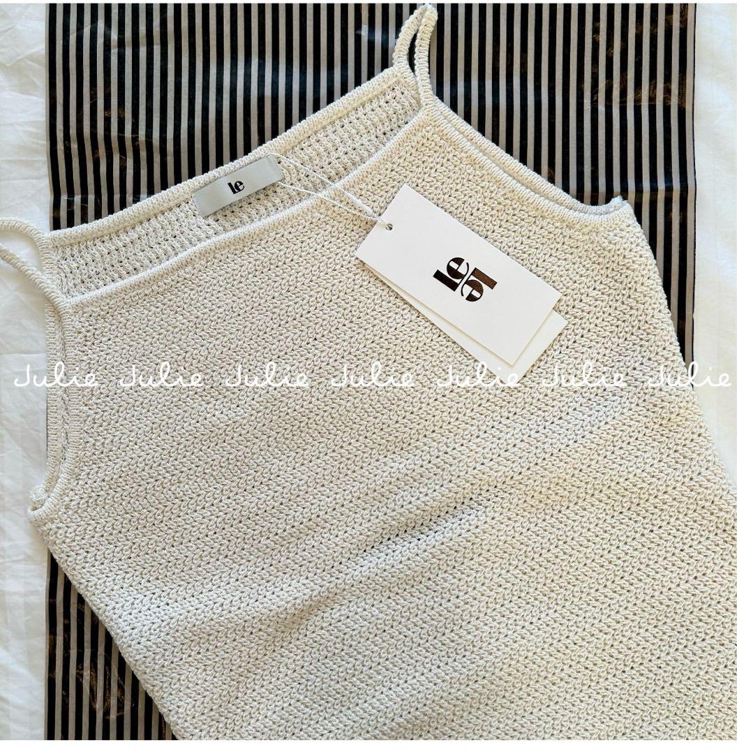 新品☆ le/ル CROCHET BACK POINT トップス Plage