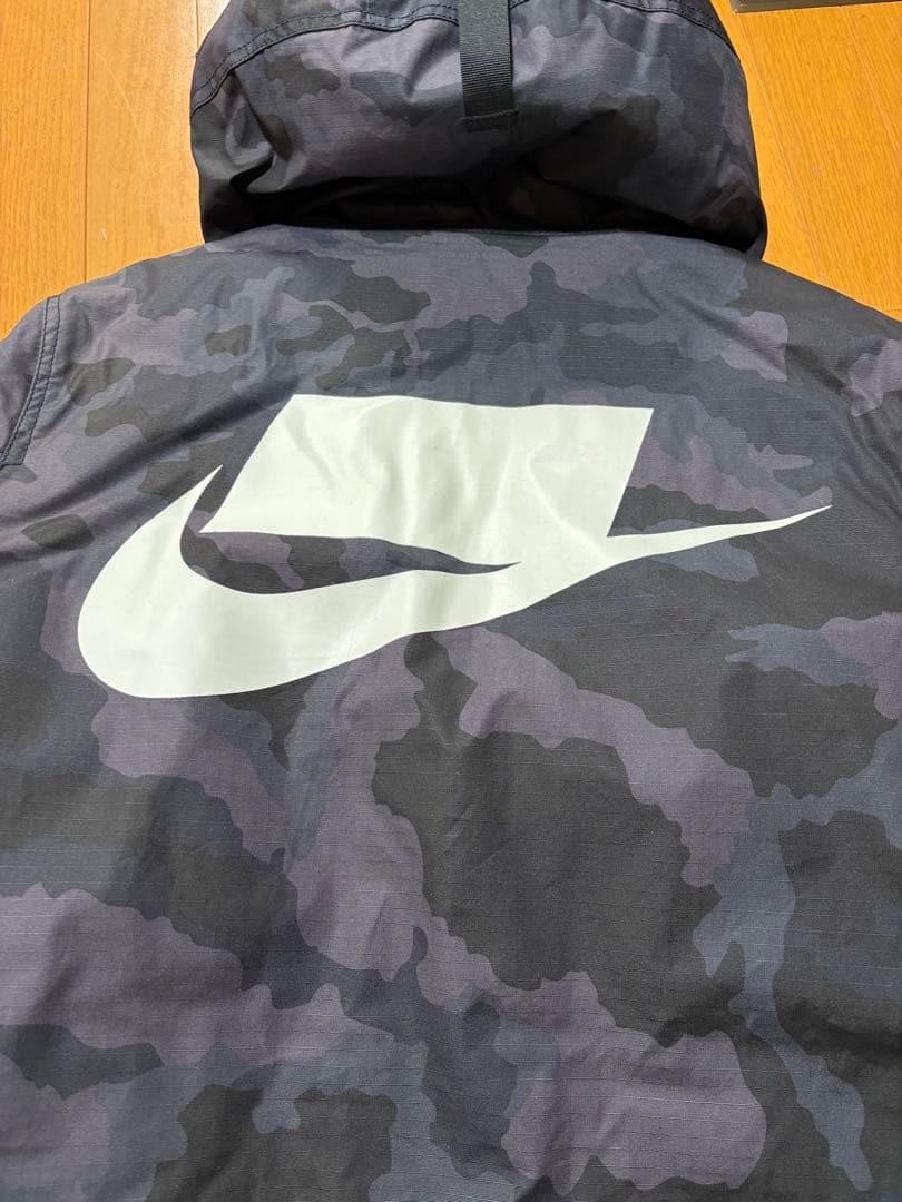 迷彩柄 NSW モッズコート　ナイキ　カモフラ　シンセティック　フィルパーカー