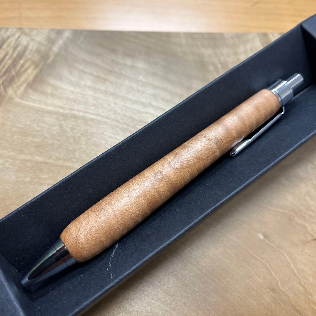 木軸ペン　タイガーメープル　縮杢