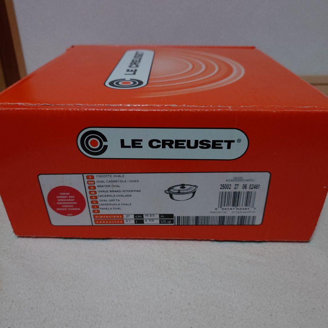 ルクレーゼ LE CREUSET オーバル 27 チェリーレッド