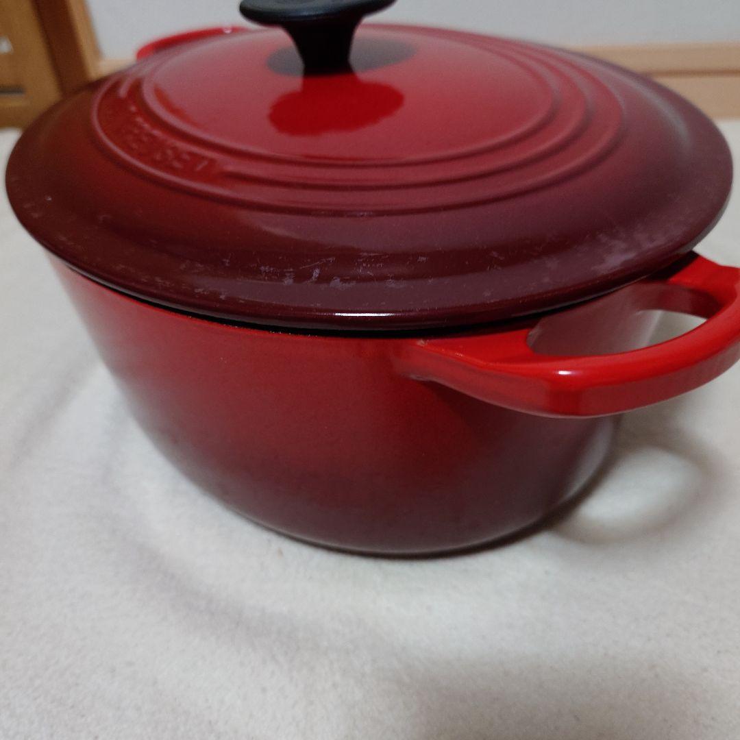 ルクレーゼ LE CREUSET オーバル 27 チェリーレッド