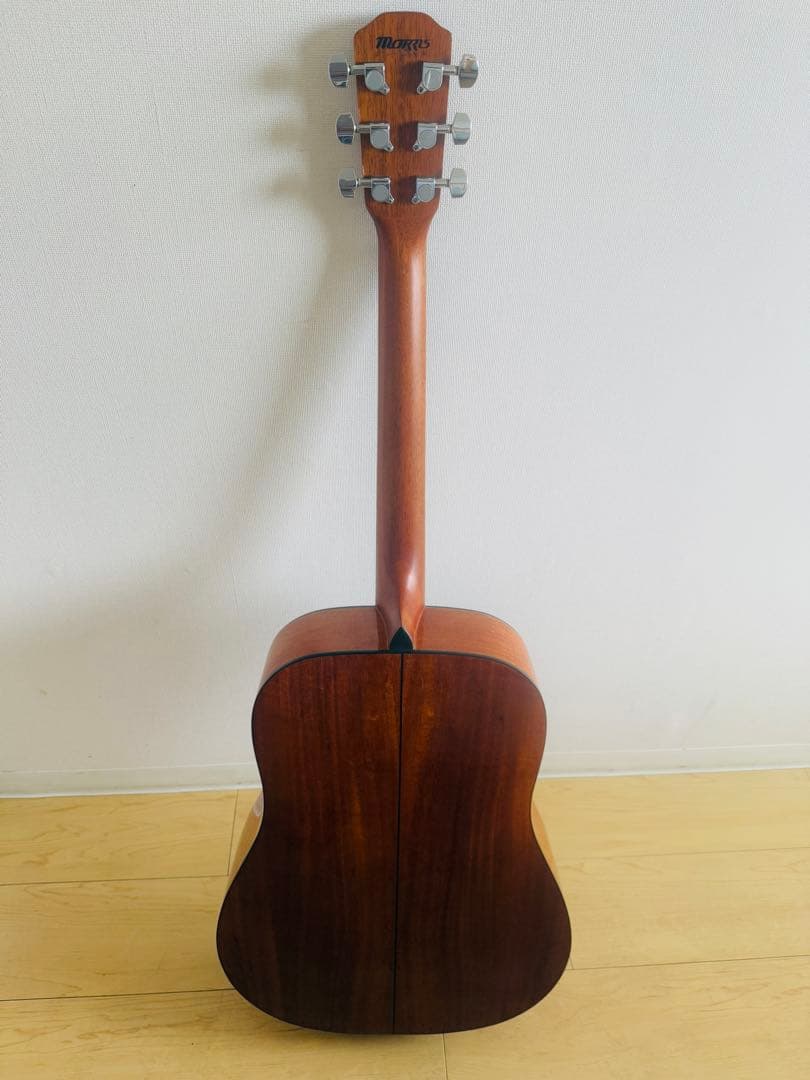 【美品】レフティー(左利き)アコースティックギターMorris M-01LHTS