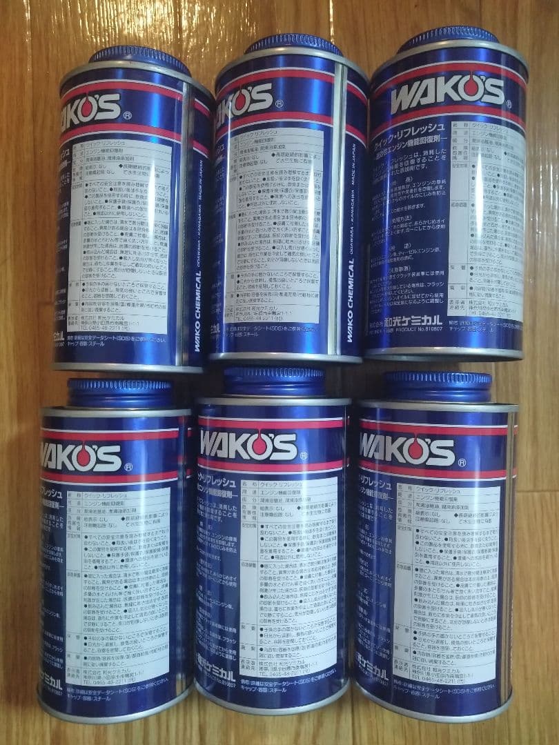 WAKOS クイックリフレッシュ 300ml 6缶セット