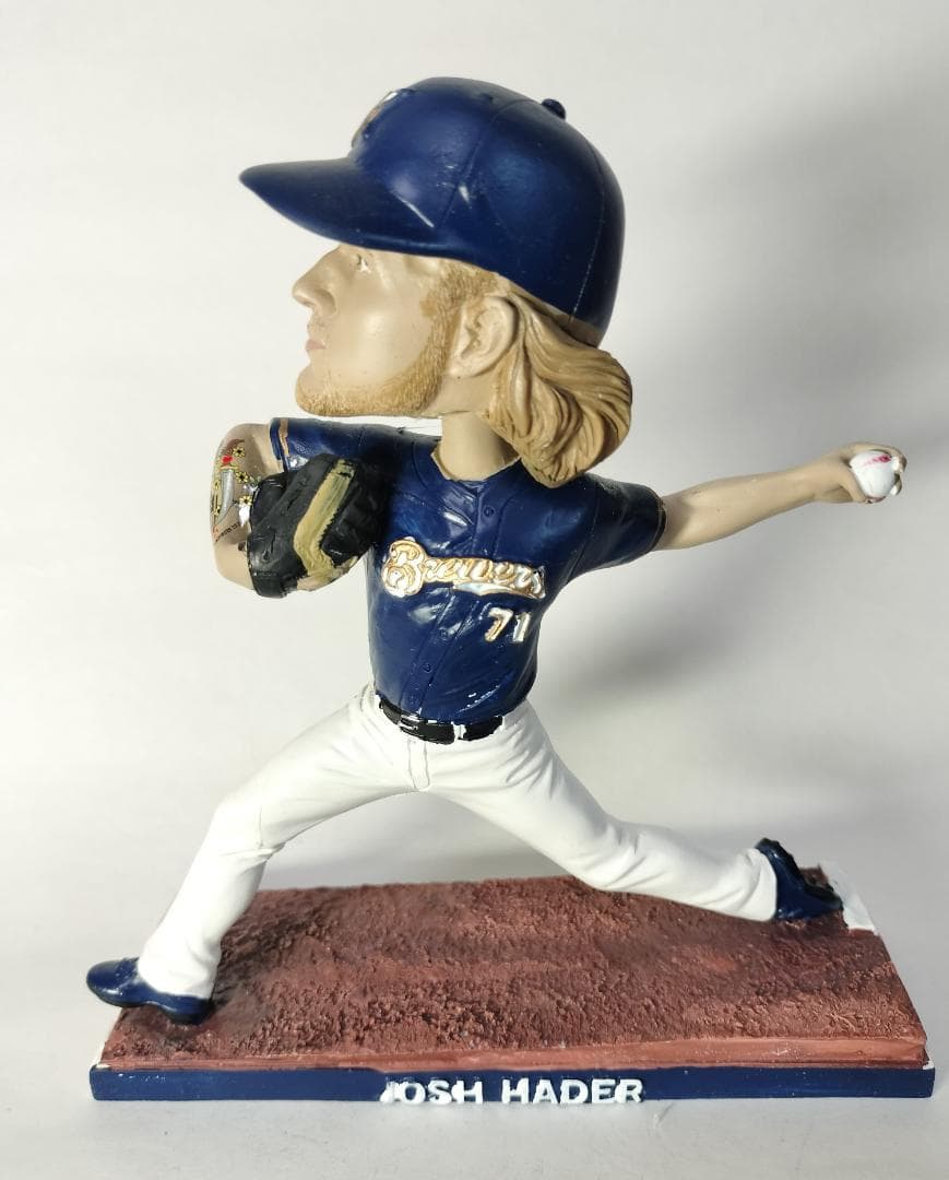 ジョシュ・ヘイダー／ボブルヘッド人形 (2019／ミルウォーキー・ブルワーズ)
