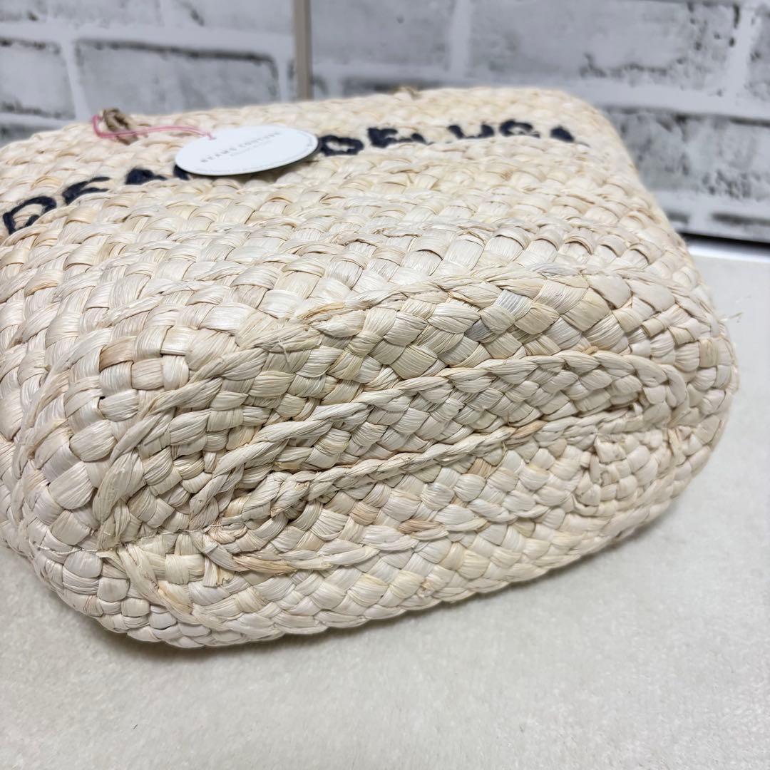 DEAN&DELUCA×BEAMS COUTURE 保冷かごバッグ ベージュ 夏