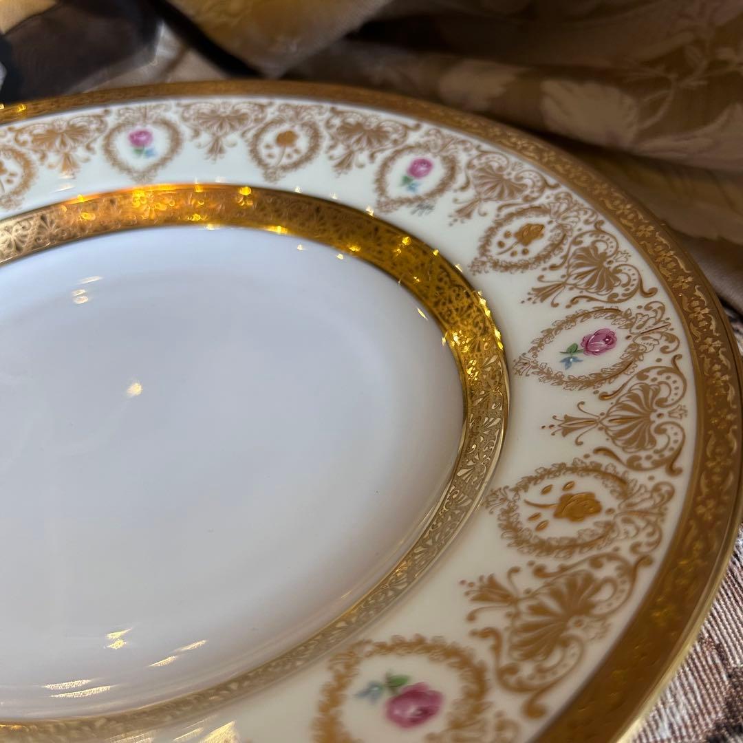フランス製　Limoges Haviland リム付きディープディッシュ