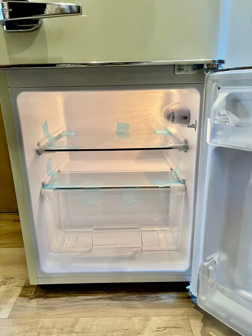 レトロな小型冷蔵庫 81L アイリスオーヤマ