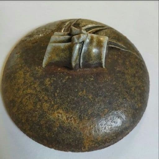 入江光人司『宝瓶』竹節摘み 備前焼 急須 茶器 共箱