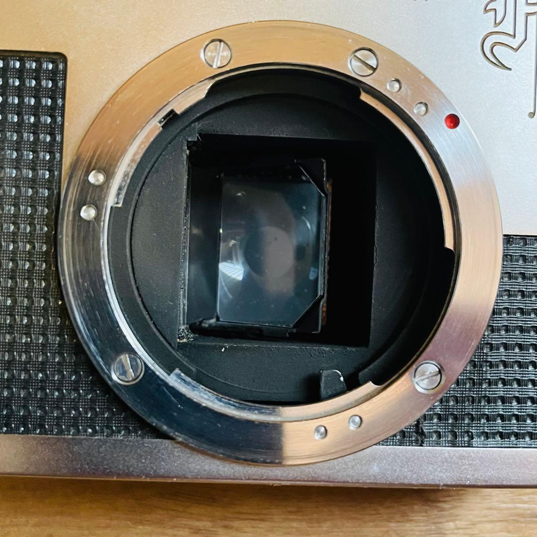 OLYMPUS PEN-F F.Zuiko Auto-S カメラ 花文字