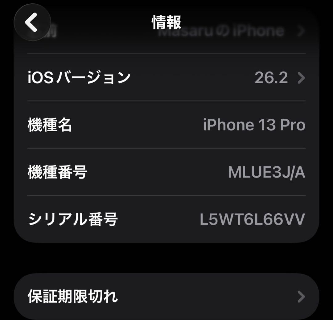 Apple iPhone13Pro 128GBグラファイト SIMフリー　美品
