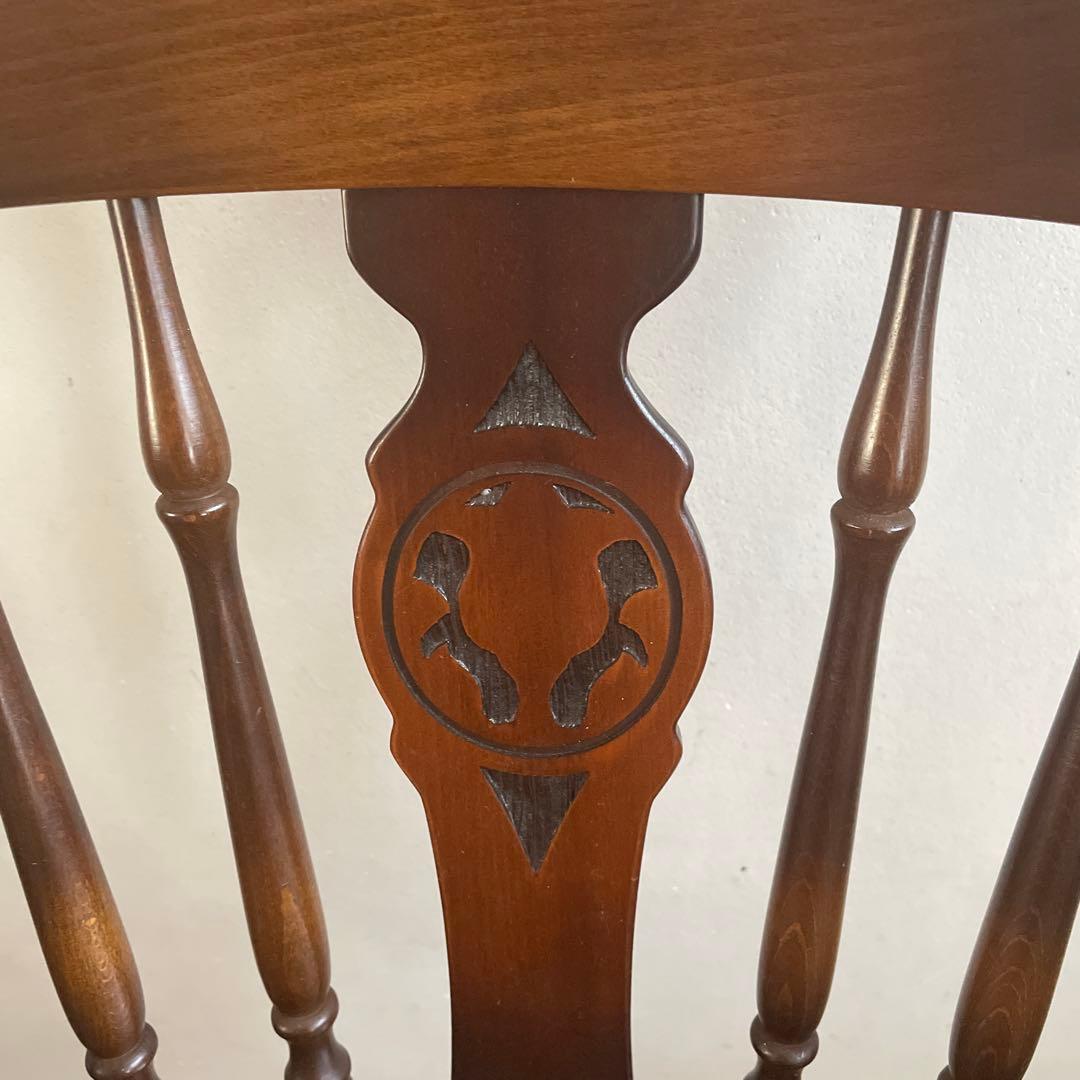 ②【美品】キツツキ 飛騨産業 ダイニングチェア　ウィンザーチェア　コムバック