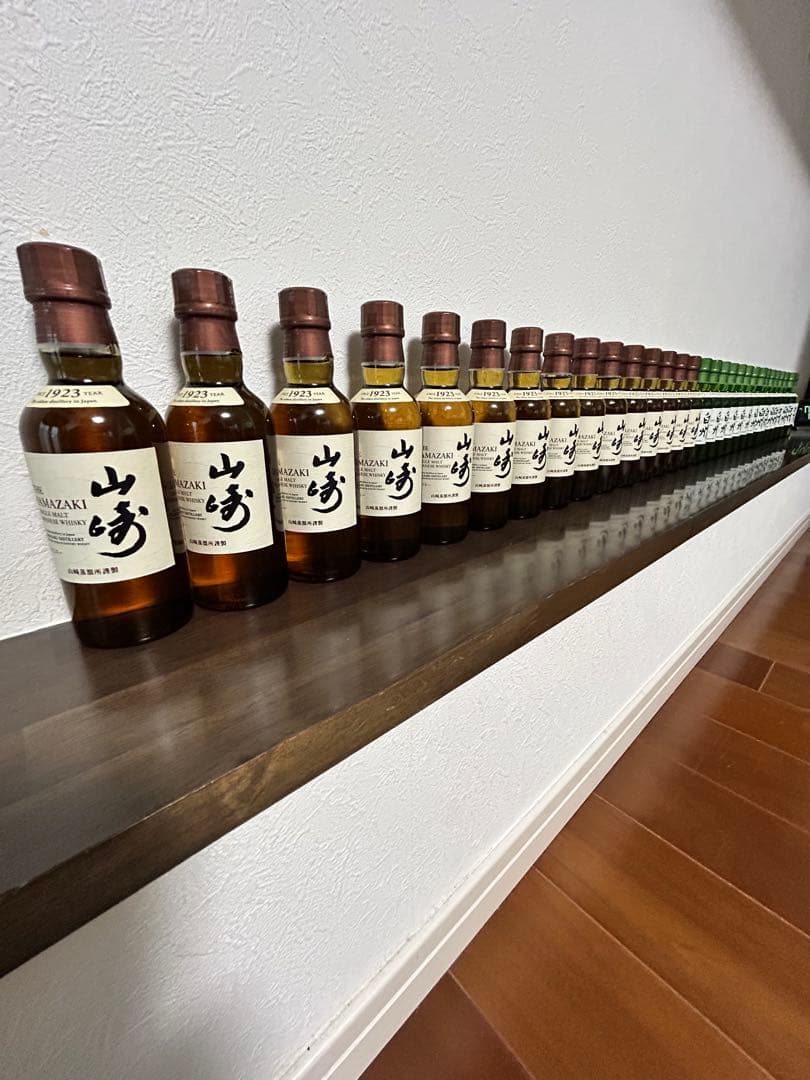 30本！山崎、白州ミニボトル各15本