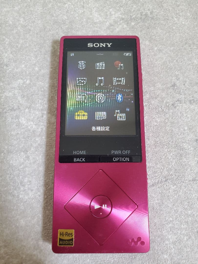 美品　SONY　ミュージックプレーヤー　NW-A25 ボルドーピンク