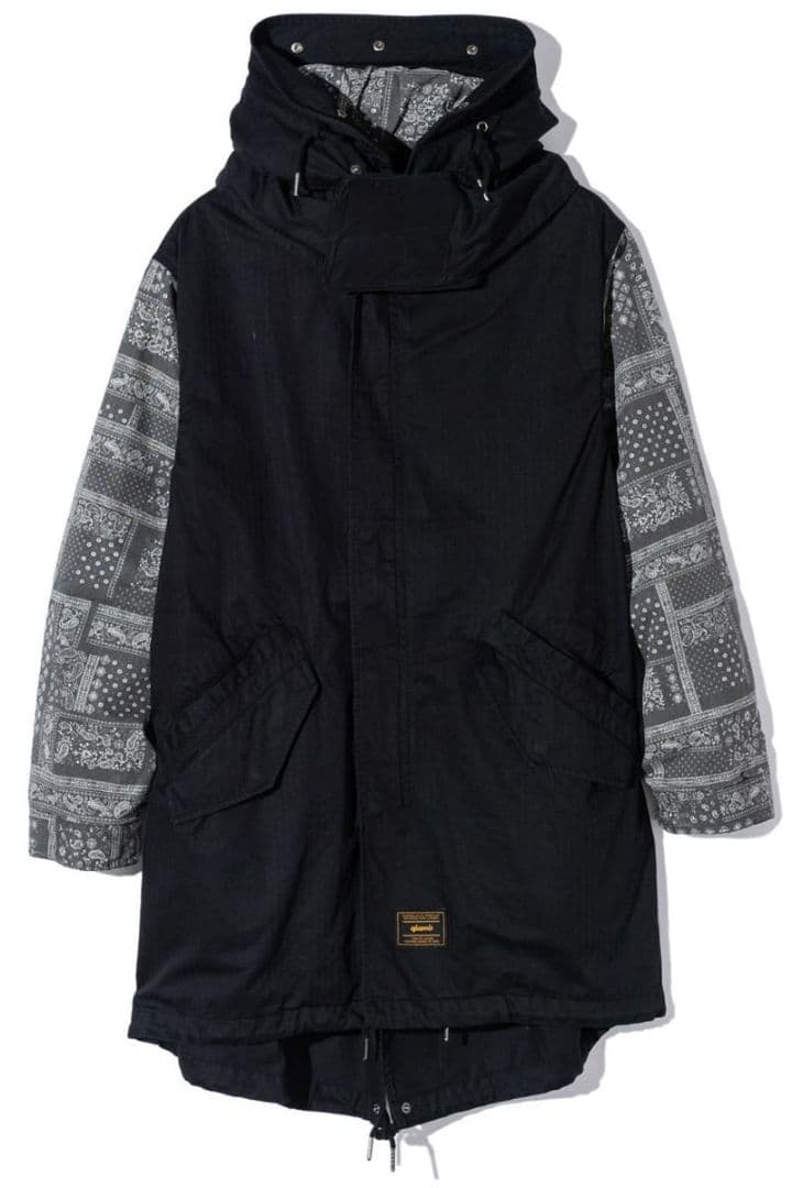 グラム/glamb ペイズリースイッチモッズコート