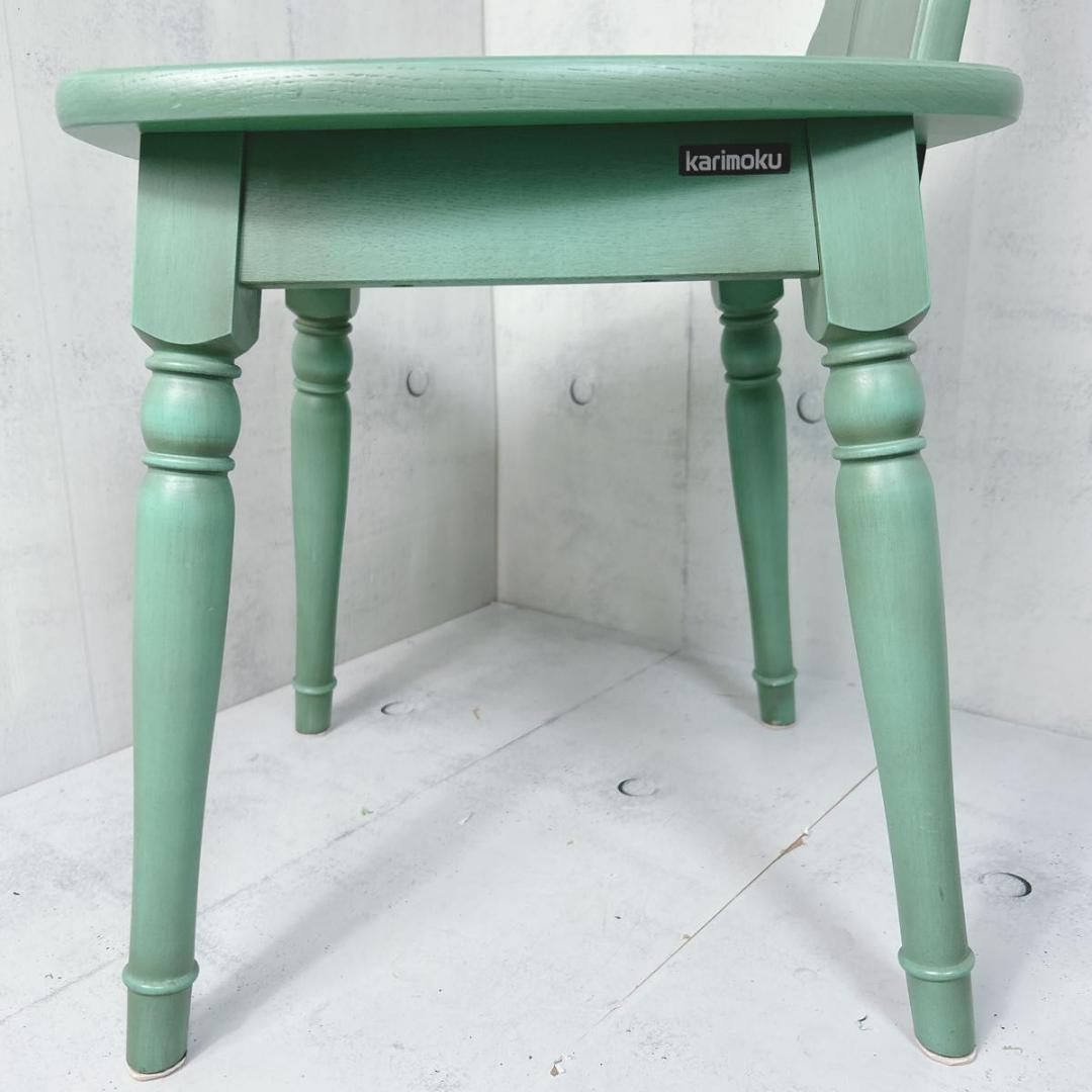 【希少】カリモク　木製　グリーンヒル　チェア　1998年製 ヴィンテージ