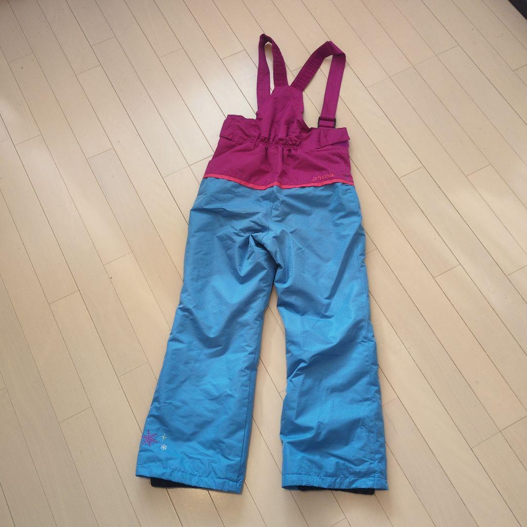 phenix 子ども用スキーウェア 140サイズ ピンク/ブルー