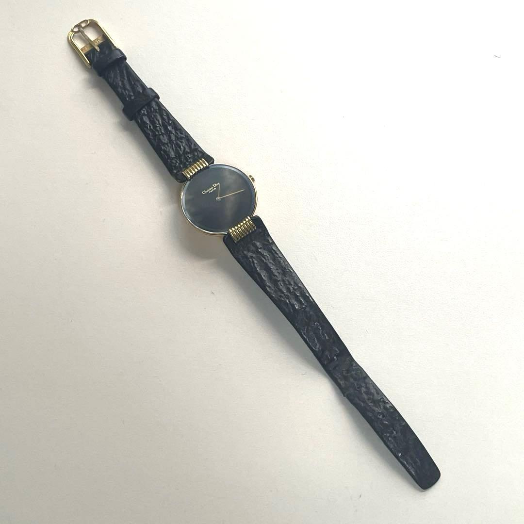 稼動品　Christian Dior ディオール　クォーツ時計 黒