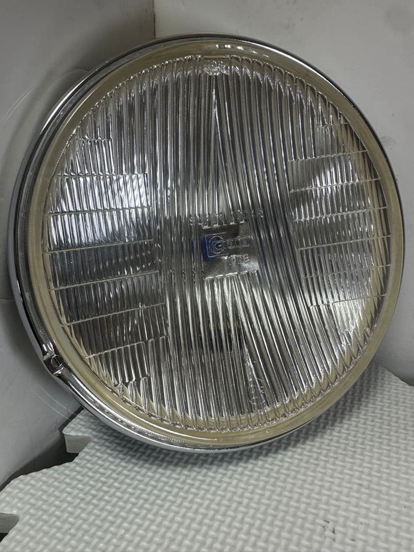 新品当時物シビエスーパーオスカー180πシビエ凹レンズ付ヘッドライト/マーシャル