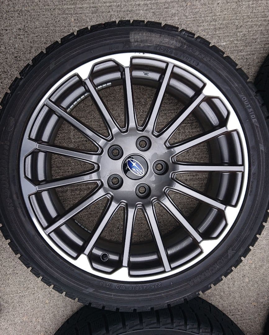 スバル　レヴォーグ　sti 純正ホイール　セット　VM系