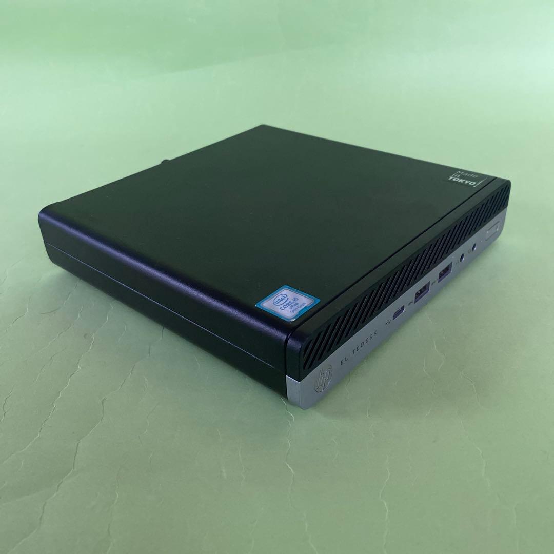 ミニPC HP EliteDesk 800 G5 / i5-9500 / 8GB