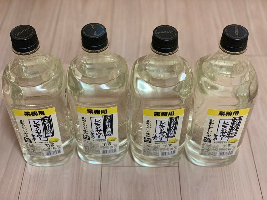 【最終値下げ】こだわり酒場レモンサワー素1.8L 4本セット サントリー