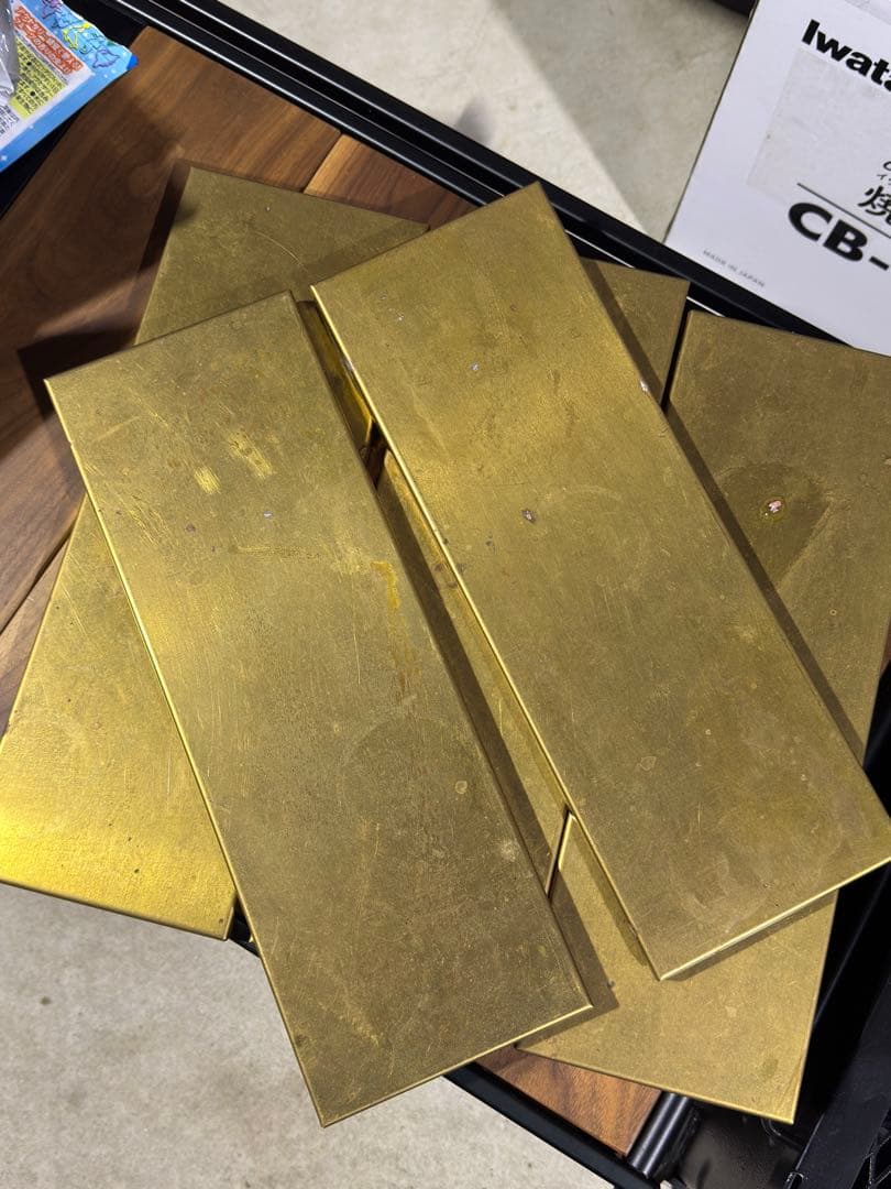 【MM様】専用　IGT 真鍮ハーフプレート　ビンテージ　２枚セット