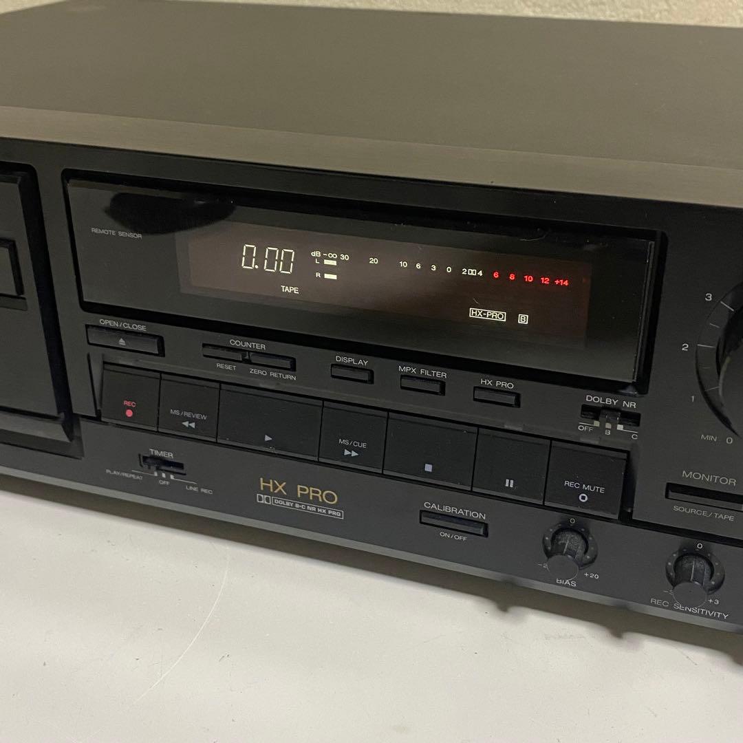 通電確認済み aiwa カセットデッキ XK-5000 HX PRO 3HEAD