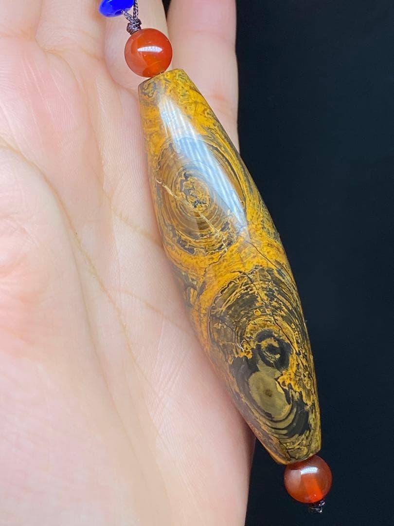 老天珠 ニ龍眼天珠 老鉱天珠 蒙天珠 天珠 自然に作られた天眼 凄まじいパワー